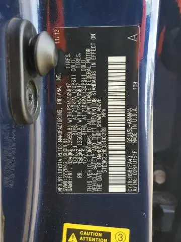 2013 TOYOTA HIGHLANDER BASE  