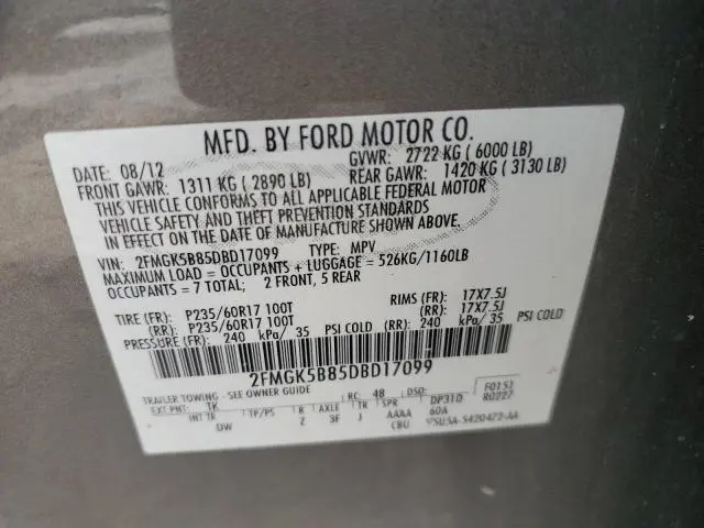 2013 FORD FLEX SE