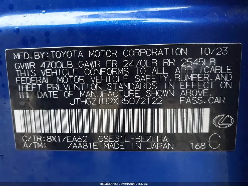 2024 LEXUS IS 350 F SPORT