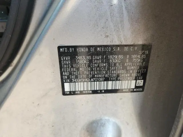 2020 HONDA FIT LX  