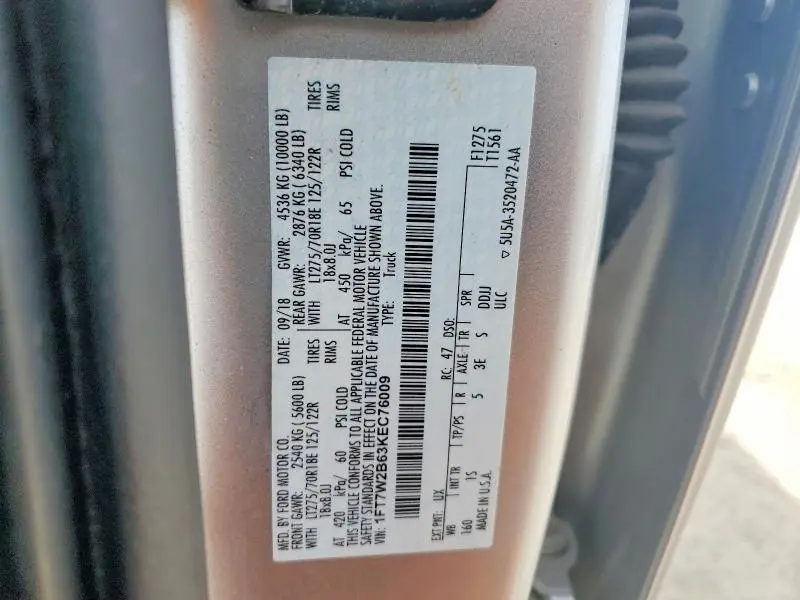 2019 FORD F250 SUPER DUTY  