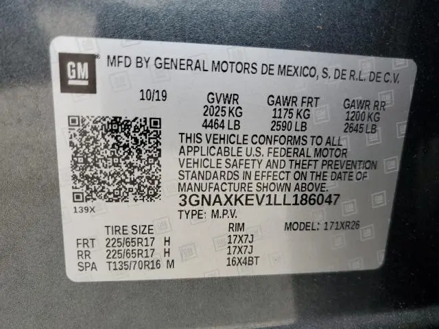 2020 CHEVROLET EQUINOX LT