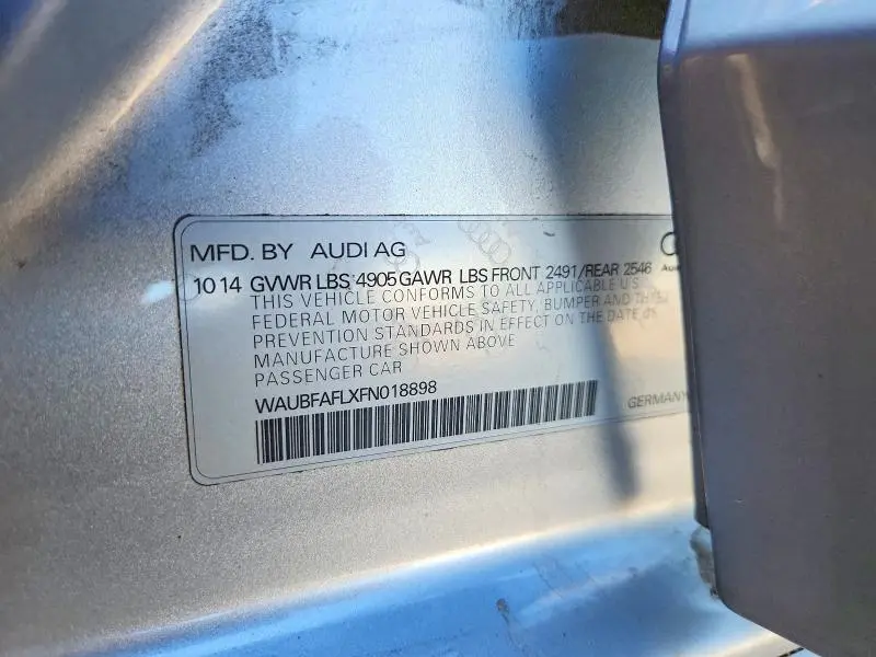 2015 AUDI A4 PREMIUM  