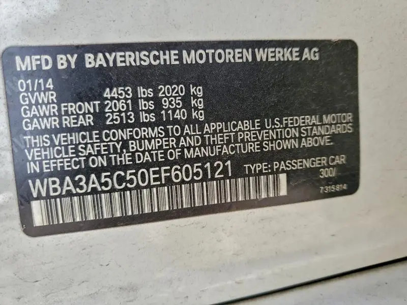 2014 BMW 328 I  