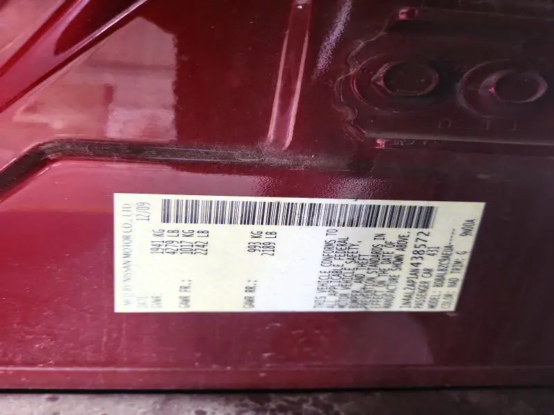 2010 NISSAN ALTIMA 2.5  