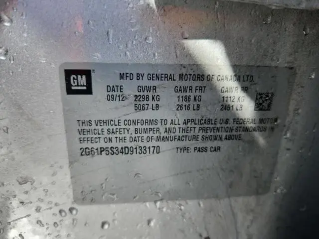 2013 CADILLAC XTS LUXURY COLLECTION  