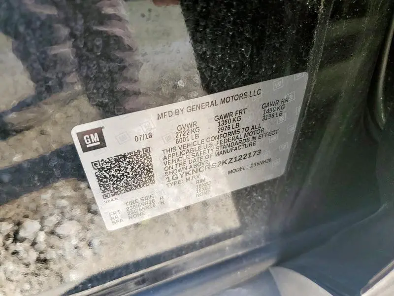 2019 CADILLAC XT5 LUXURY  