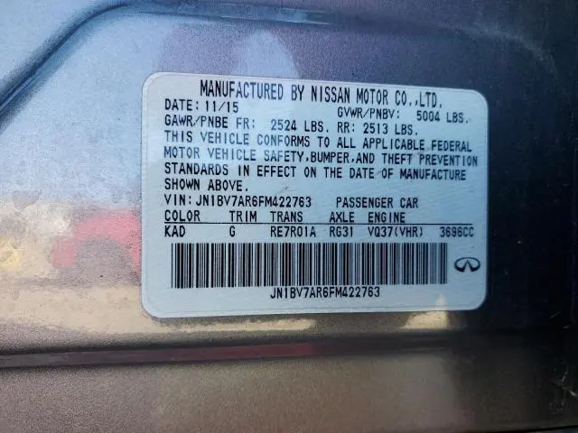 2015 INFINITI Q50 BASE