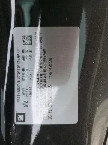 2013 CHEVROLET CAMARO ZL1  