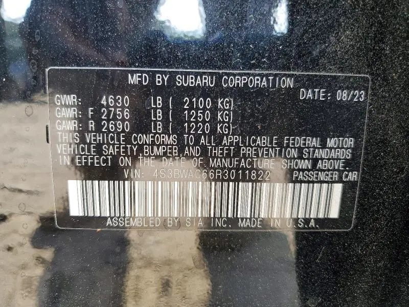 2024 SUBARU LEGACY PREMIUM  