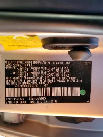2013 TOYOTA VENZA LE  