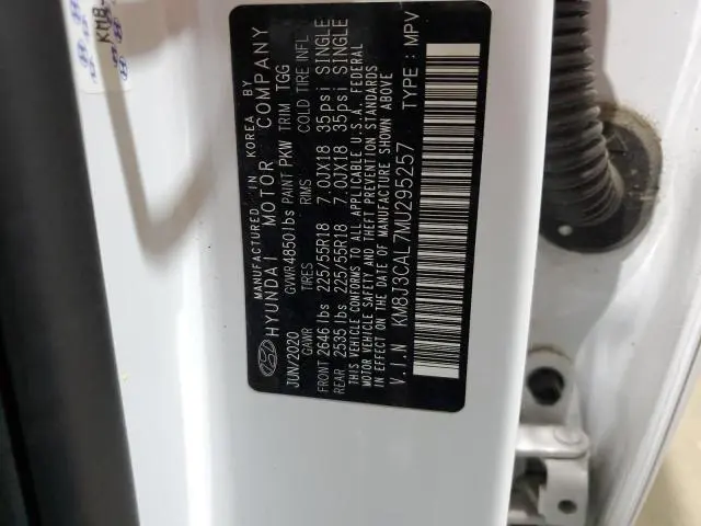 2021 HYUNDAI TUCSON LIMITED  