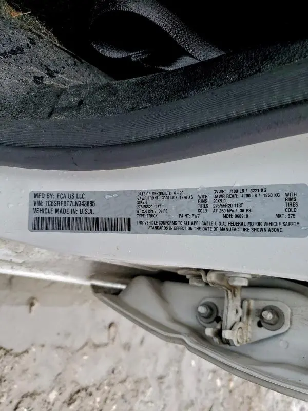 2020 RAM 1500 BIG HORN/LONE STAR  