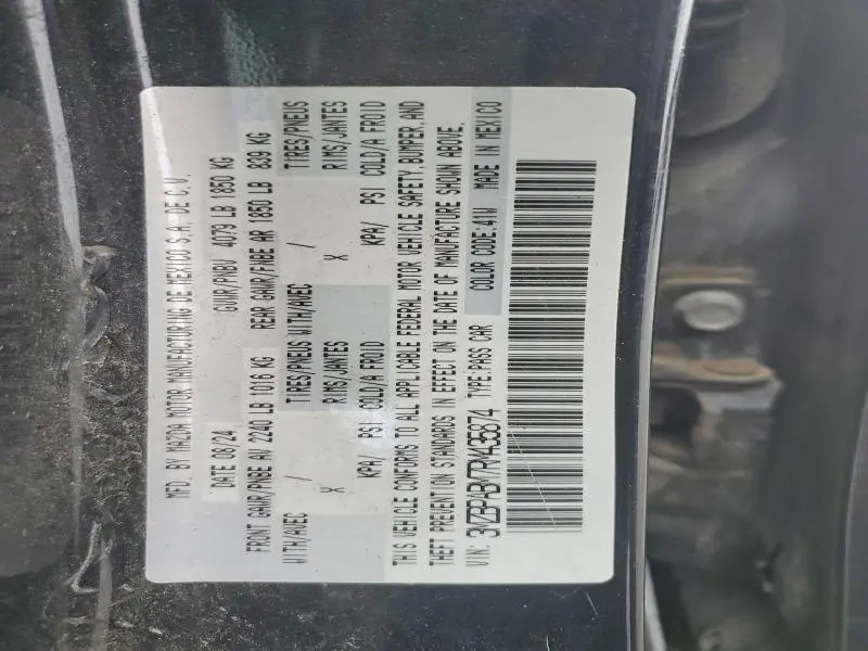 2024 MAZDA 3 SELECT SPORT  