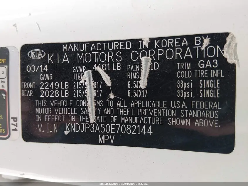 2014 KIA SOUL +
