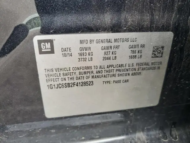 2015 CHEVROLET SONIC LT  