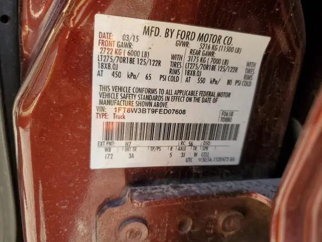 2015 FORD F350 SUPER DUTY  