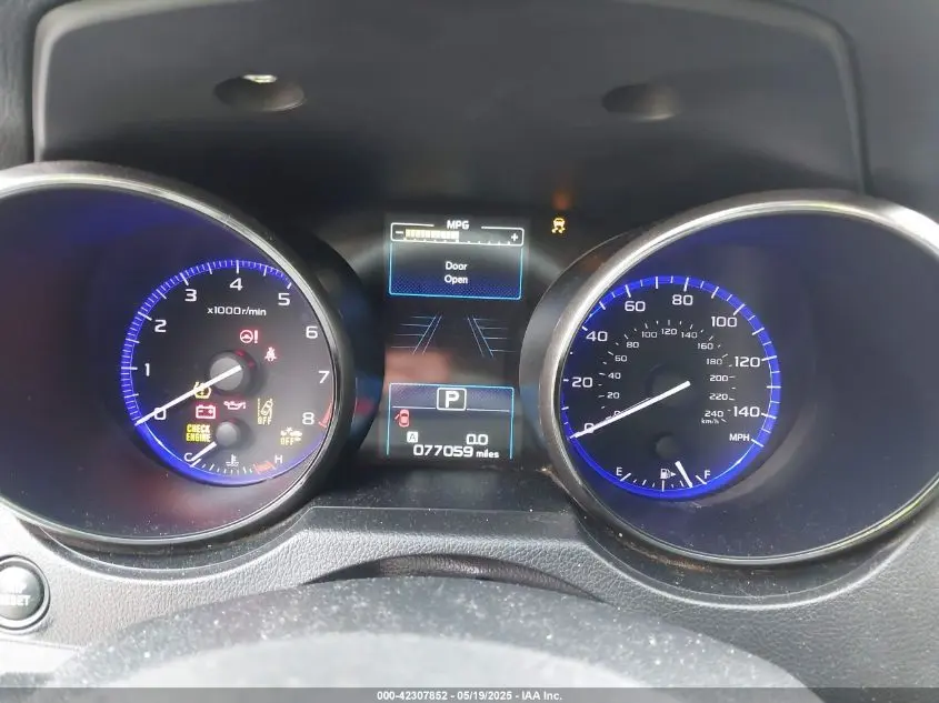 2019 SUBARU OUTBACK 2.5I PREMIUM