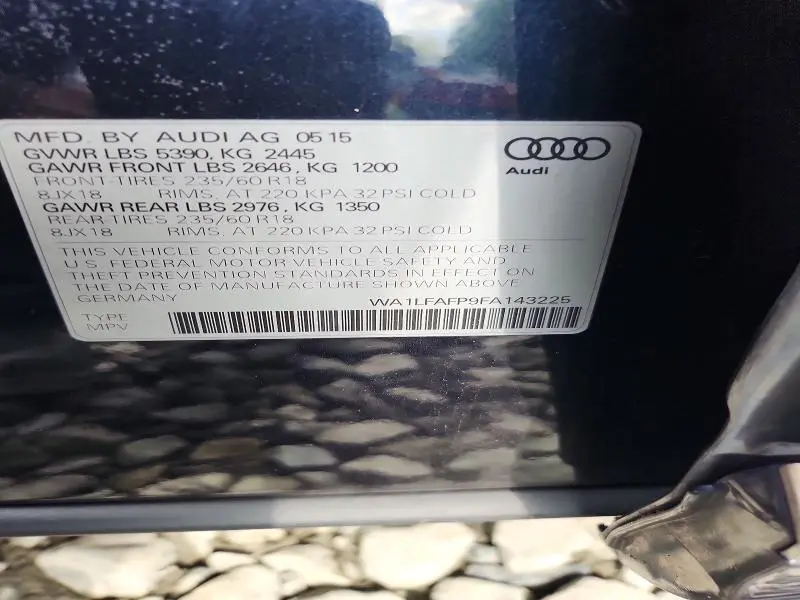 2015 AUDI Q5 PREMIUM PLUS  