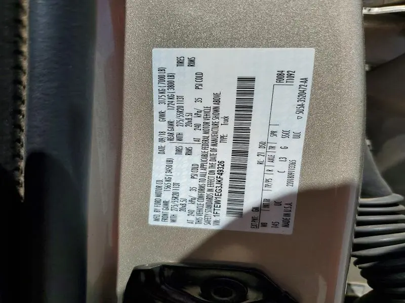 2018 FORD F150   