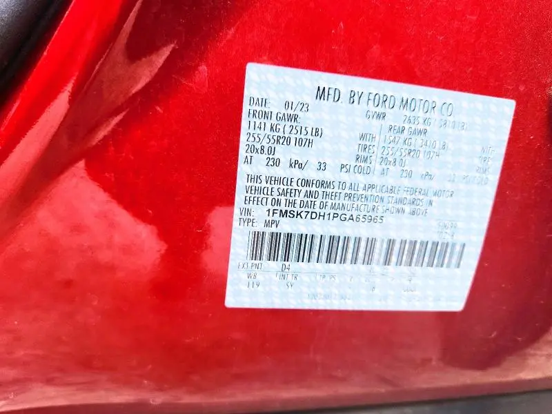 2023 FORD EXPLORER XLT  