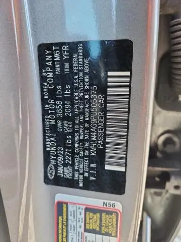 2023 HYUNDAI ELANTRA SEL  