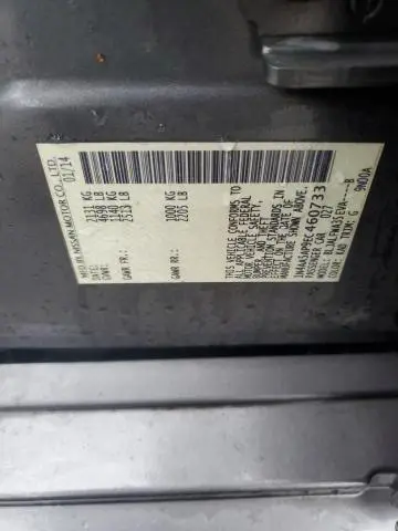 2014 NISSAN MAXIMA S  