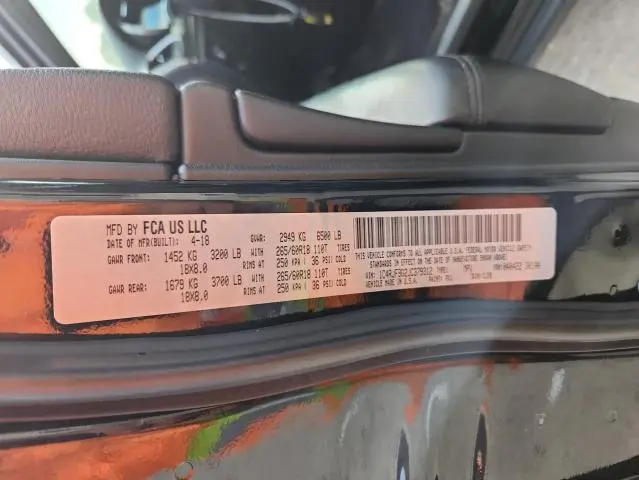 2018 JEEP GRAND CHEROKEE LIMITED  
