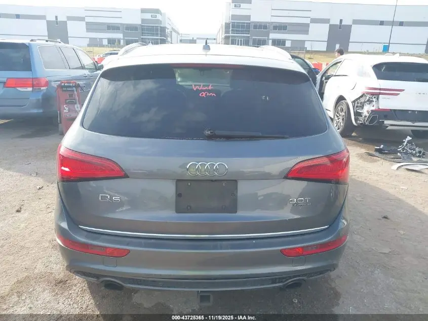 2016 AUDI Q5 3.0T PREMIUM PLUS