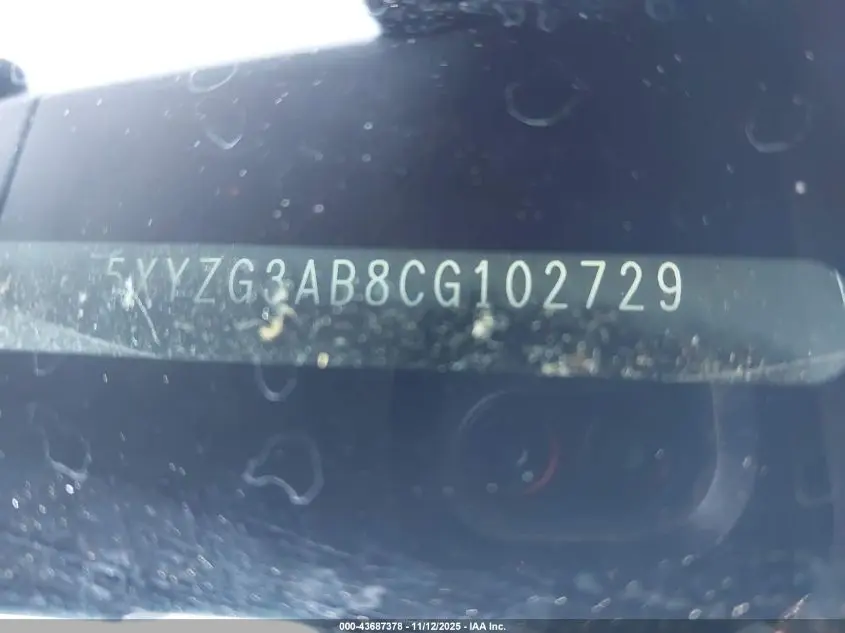 2012 HYUNDAI SANTA FE GLS