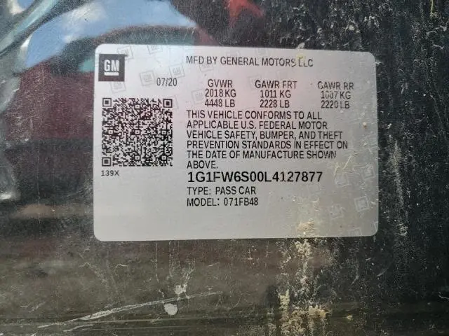 2020 CHEVROLET BOLT EV LT  