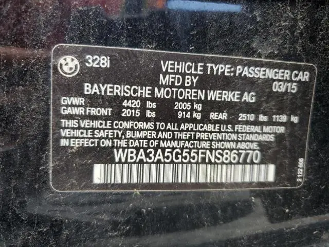 2015 BMW 328 I  