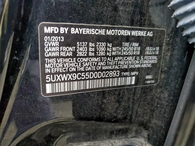 2013 BMW X3 XDRIVE28I  