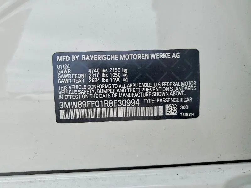 2024 BMW 330XI   