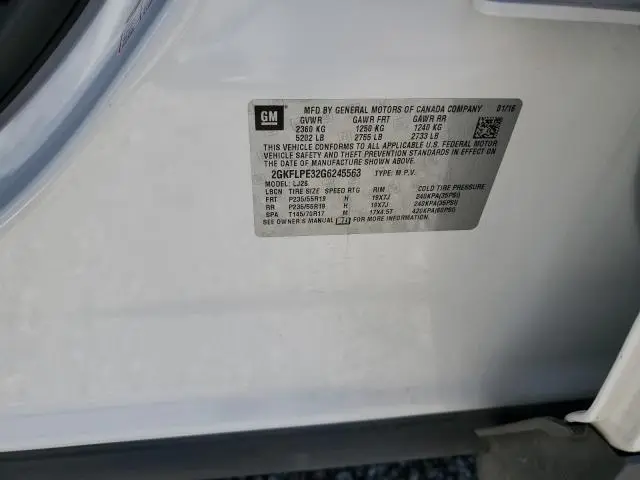 2016 GMC TERRAIN SLT  