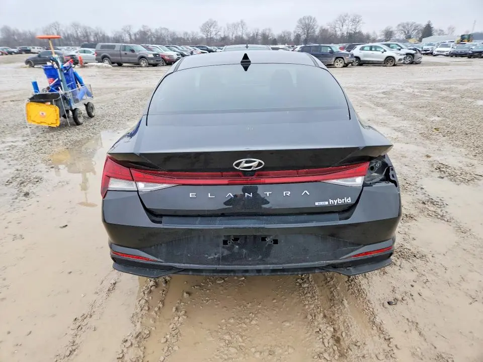 2023 HYUNDAI ELANTRA HYBRID 4D SEDAN BLUE