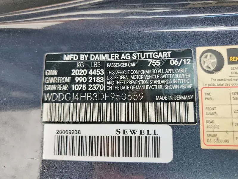 2013 MERCEDES-BENZ C 250  
