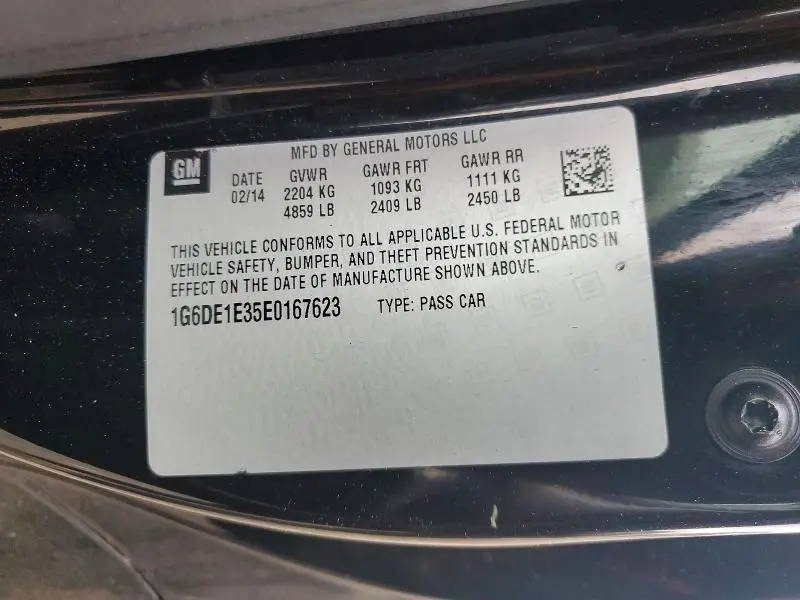 2014 CADILLAC CTS   