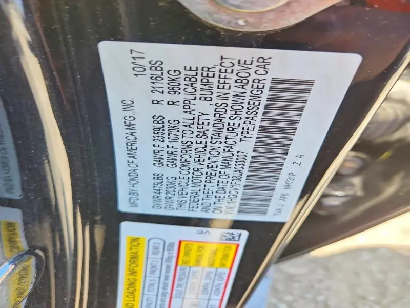 2018 HONDA ACCORD SPORT  
