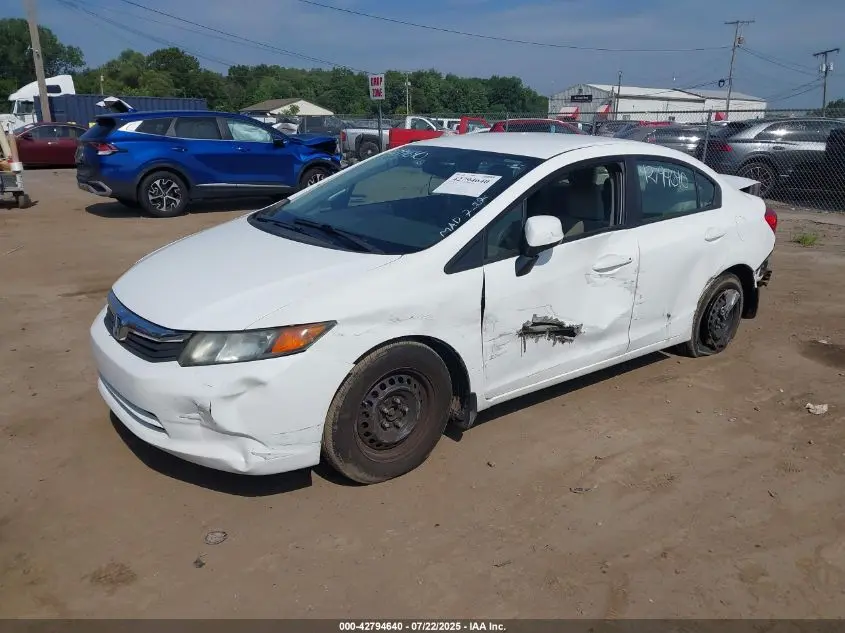 2012 HONDA CIVIC LX