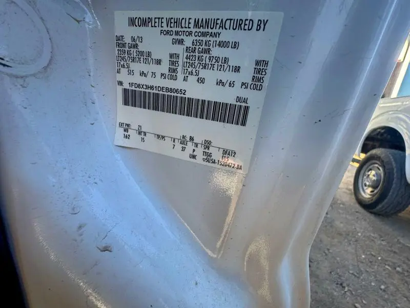 2013 FORD F350 SUPER DUTY  