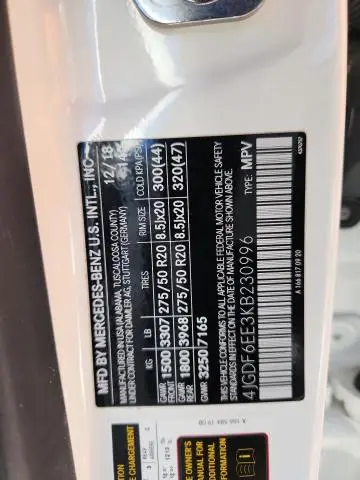 2019 MERCEDES-BENZ GLS 450 4MATIC  