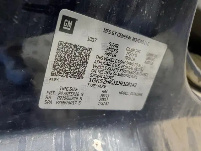 2018 GMC YUKON XL DENALI  