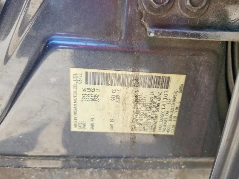 2012 NISSAN ALTIMA 2.5  