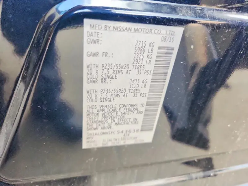 2015 INFINITI QX60 BASE  