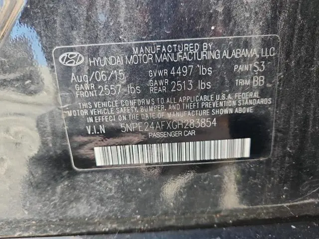 2016 HYUNDAI SONATA SE  