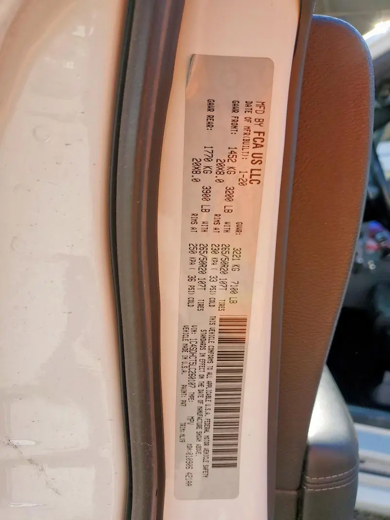 2020 DODGE DURANGO R/T  