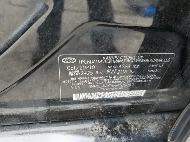 2011 HYUNDAI SONATA GLS  