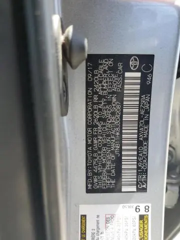 2018 TOYOTA CAMRY L  