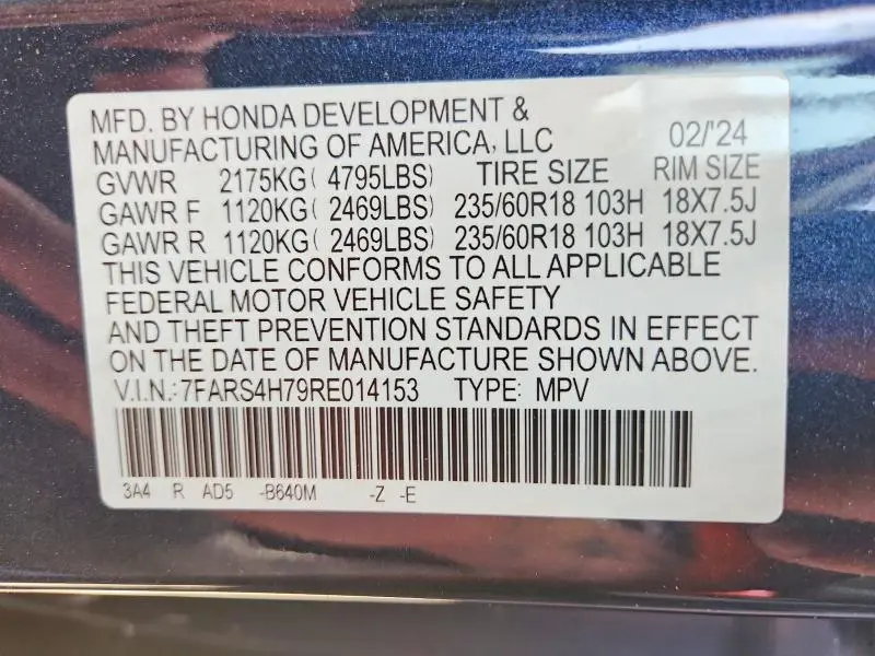 2024 HONDA CR-V EXL  